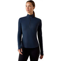 Produktbild von Ariat SolVeil Reitshirt Damen mit 1/2 Reißverschluss Blau Größe L