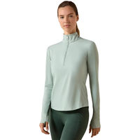 Produktbild von Ariat SolVeil Reitshirt Damen mit halbem Reißverschluss in Blau Größe S