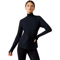 Produktbild von Ariat SolVeil Reitshirt Damen Sommer Schwarz Grösse L