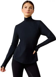 Produktbild von Ariat SolVeil Reitshirt Damen Sommer Schwarz Größe M