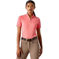 Produktbild von Ariat Soquel Reitshirt Damen 1/4 Zip Rosa Größe S