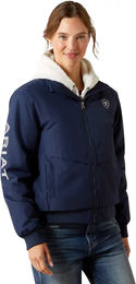 Ariat Stable 2.0 Insulated Reitjacke Damen Wasserabweisend Blau – Bild 1 von 9