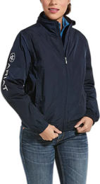 Produktbild von Ariat Stable Regenjacke für Damen aus Polyester in Blau Größe M wasserabweisend