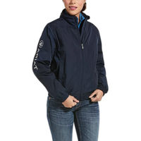 Produktbild von Ariat Stable Regenjacke für Damen aus Polyester in Blau Größe M wasserabweisend