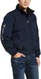 Produktbild von Ariat Stable Reitjacke für Herren aus Polyester in Blau Größe L wasserabweisend