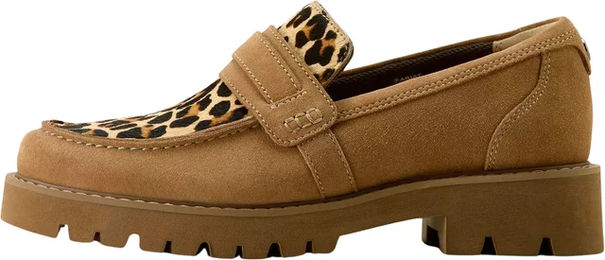 Produktbild von Ariat Stratford Ledermokassins Damen Loafer in Beige oder Braun Größe 37,5