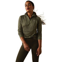 Produktbild von Ariat Sunstopper 2.0 1/4 Zip Baselayer Damen Beetle Dot Größe XS