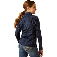 Produktbild von Ariat Sunstopper 3.0 14Zip Baselayer Reitshirt für Kinder Blau XL