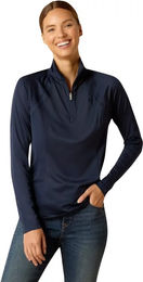 Ariat Sunstopper 3.0 Reitshirt Damen Langarm Blau Grösse M – Bild 1 von 5