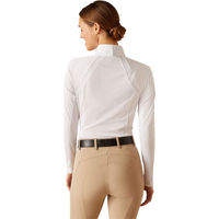 Produktbild von Ariat Sunstopper 3.0 Show Shirt Damen Reitshirt Weiß Polyester Größe M