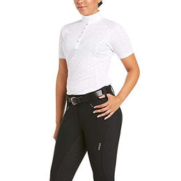 Ariat Sunstopper 3.0 Showstopper Reitshirt Weiß XL – Bild 1 von 2