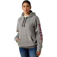 Produktbild von Ariat Sweatshirt Rebar Graphic für Damen in Grau mit wasserabweisender Baumwolle Größe XS
