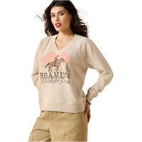 Produktbild von Ariat Sweatshirt Victoria Damen Beige Baumwolle Größe L