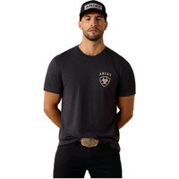 Produktbild von Ariat T-Shirt American Bison für Herren in Grau XL aus Polyester