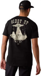 Ariat T-Shirt Cowboy Way Up für Herren Schwarz 2XL – Bild 1 von 1