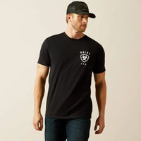 Produktbild von Ariat T-Shirt Faded Bull für Herren aus Baumwolle Schwarz XXL