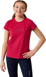 Ariat T-Shirt für Kinder in Rosa oder Rot Größe M – Bild 1 von 1