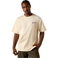 Produktbild von Ariat T-Shirt The Wicked Boxy für Herren aus Baumwolle Beige XXL