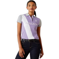 Produktbild von Ariat Taryn Reitpolo Damen aus Baumwolle Lila Größe L