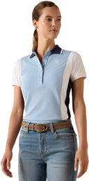 Produktbild von Ariat Taryn Reitpolo Damen Blau Größe M