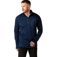Produktbild von Ariat Team EQ Fleece Pullover für Herren mit 1/2 Zip in Blau