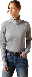 Produktbild von Ariat Team EQ Polarfleece 1/2 Zip Pullover für Damen in Grau