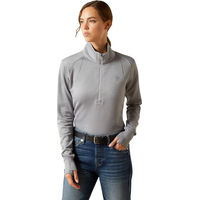 Produktbild von Ariat Team EQ Polarfleece 1/2 Zip Pullover für Damen in Grau