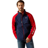 Produktbild von Ariat Team EQ Reitjacke für Herren in Blau/Rot wasserabweisend aus Polyester