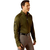 Produktbild von Ariat Team Reitunterhemd Pullover für Herren in Grün XXL