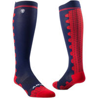 Produktbild von Ariat TEK Devon Performance Reitsocken Damen Blau Größe M