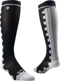 Produktbild von Ariat TEK Devon Performance Reitsocken Damen Schwarz Größe M