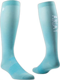 Ariat TEK Essential Performance Reitsocken Damen Ganzjährig Blau Türkis Größe M – Bild 1 von 1
