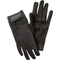 Produktbild von Ariat Tek Grip Reithandschuhe aus Kunstleder Schwarz Größe 8.5 Unisex