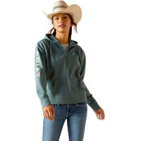 Produktbild von Ariat Tek Hoodie 1/2 Zip Damen North Atlantic Größe XL