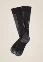 Ariat TEK Merino Reitsocken für Herren aus Wolle Schwarz XS/S – Bild 1 von 1