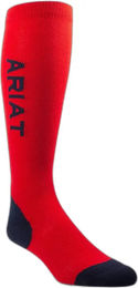 Ariat Tek Performance Reitsocken für Damen in Rot Einheitsgröße – Bild 1 von 3