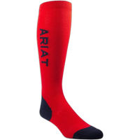 Produktbild von Ariat Tek Performance Reitsocken für Damen in Rot Einheitsgröße