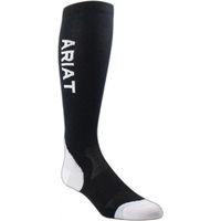 Produktbild von Ariat Tek Performance Socken für Damen aus Baumwolle Schwarz Einheitsgröße