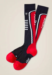Produktbild von Ariat TEK Slimline Performance Reitsocken Damen Rot