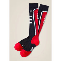 Produktbild von Ariat TEK Slimline Performance Reitsocken Damen Rot