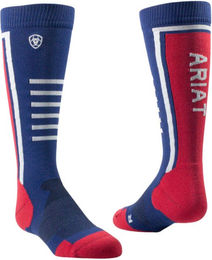 Ariat Tek Slimline Performance Socken für Kinder aus Nylon – Bild 1 von 1