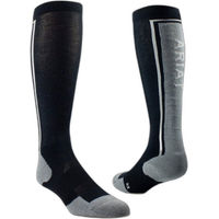 Produktbild von Ariat Tek Slimline Performance Winter Socken Unisex Schwarz