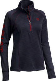 Produktbild von Ariat Tek Team 12 Zip Fleece Sweatshirt Damen Blau Größe M