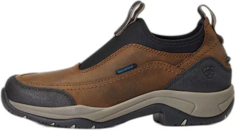 Ariat Terrain Ease H2O Wasserdichte Reitstiefel aus Leder für Damen in Braun Gr. 38.5 EU – Bild 1 von 9