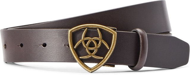 Ariat The Shield Ledergürtel Braun Größe M – Bild 1 von 1
