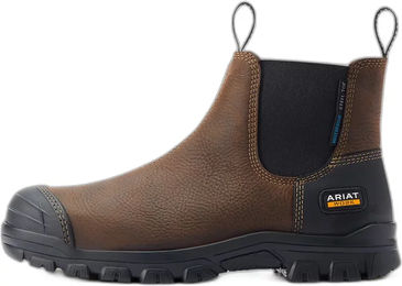 Ariat Treadfast Chelsea Reitstiefel aus Leder für Herren wasserdicht Braun – Bild 1 von 7