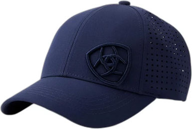 Ariat Tri Factor Baseball Cap für Damen und Herren aus Polyester in Blau One Size – Bild 1 von 2