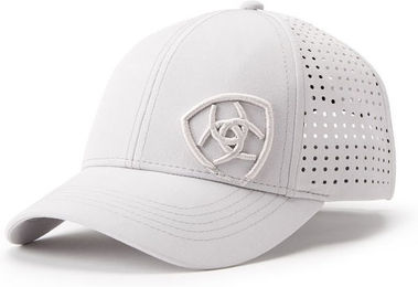 Ariat Tri Factor Baseball Cap Silver Grey aus Polyester One Size – Bild 1 von 1