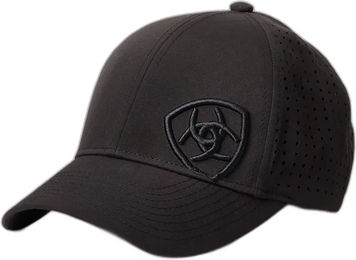Ariat Tri Factor Baseball Cap Unisex Schwarz aus Polyester – Bild 1 von 3