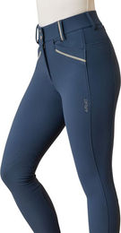 Ariat Tri Factor Grace Kniegrip Reithose Damen Dunkles Denim Blau Größe 28 – Bild 1 von 7